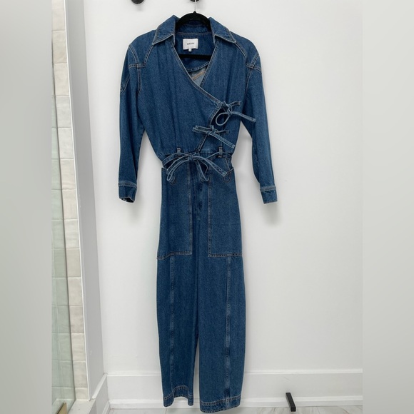 Nanuska Naki tied front denim boilersuit- indigo (BNWOT) XS - Picture 2 of 6